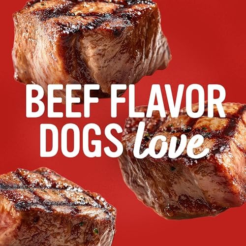 Blue Dog Bakery, More Crunch Beef Broth Biscuit, Medium Dog Treats 18oz 3pk