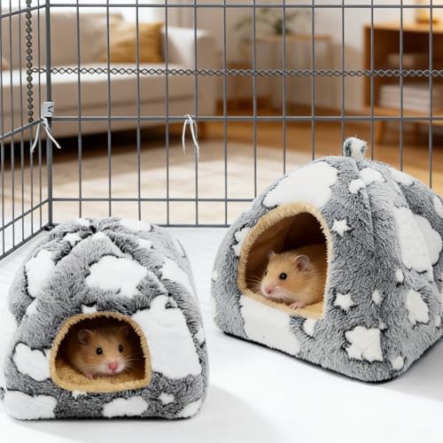 3PCS Guinea Pig Tunnel Set Washable Guinea Pig Houses and Hideouts Small Animals Hideout Tubes for Hamster Chinchilla Bunny Hedgehog Ferret Rat