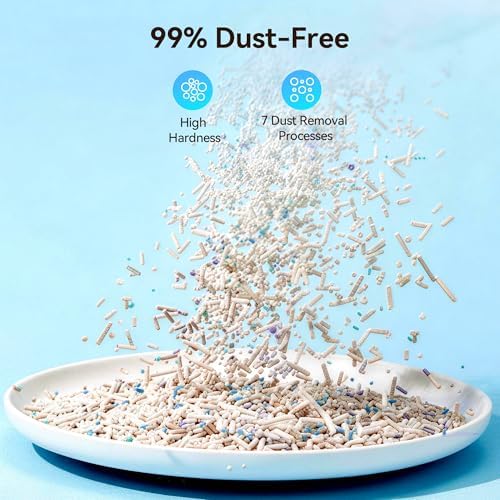 Meowant Mixed Cat Litter, 5-in-1 Natural Bentonite Tofu Clumping Cat Litter