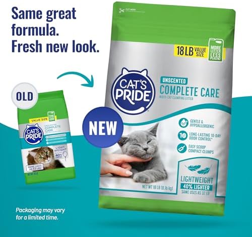 Cat's Pride Complete Care Hypoallergenic Unscented Litter 18lb