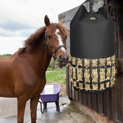 Hay Bags for Horses, Cylindrical Slow Feed Hay Bag