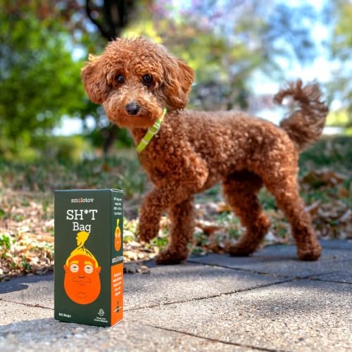 Dog Poop Bags - 60 Count Unscented Leakproof - Stable Genius