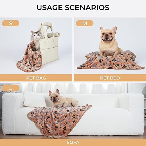 Luciphia Dog Blanket 3 Pack, Soft Cozy Fleece Throw for Puppy Cat,30"x20"