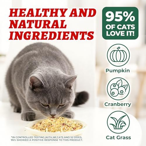 Wellix Freeze Dried Topper for Cats & Dogs, 3 Ingredients, 7.05oz