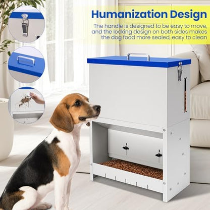 22lbs Gravity Dog Feeder - Automatic Dog Feeder Large Breed
