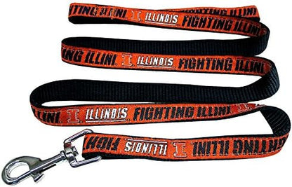 NCAA PET String, Large, Illinois Fighting Illini,Dog String, Shiny & Colorful String for Dogs & Cats Licensed by The NCAA, Old Version