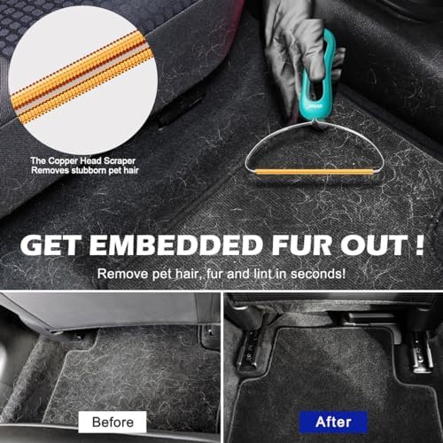 Pet Hair Remover 3-Pack, Reusable Dog & Cat Hair Removal Tools, Lint Shaver