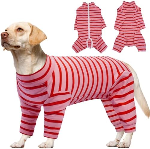 Kuoser Dog Recovery Suit, Anti-Licking Pajamas for Wounds
