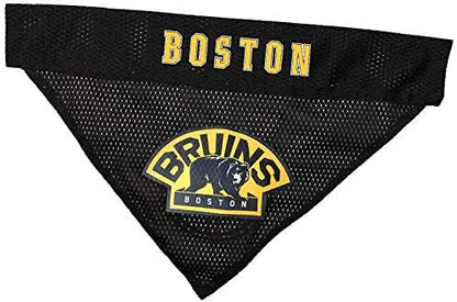 NHL Boston Bruins Bandana for Dogs & Cats, Small/Medium. - Cute & Stylish Bandana! The Perfect Hockey Fan Scarf Bandana, Great for Birthdays Or Any Party!