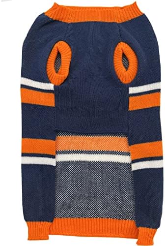 NFL Denver Broncos Dog Sweater, Size Large. Warm and Cozy Knit Pet Sweater with NFL Team Logo, Best Puppy Sweater for Large and Small Dogs