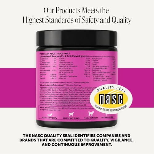Pet Honesty Vet Recommended Senior Dog Multivitamin, 90 Ct, Duck