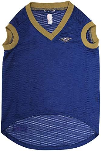Pets First NBA NEW ORLEANS PELICANS DOG Jersey, Large - Tank Top Basketball Pet Jersey