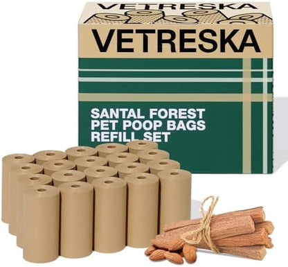 VETRESKA Dog Poop Bags, 300 Counts, Leak Proof, Extra Thick and Large