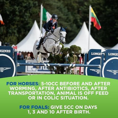 Equine Total Gut Defense– All-Natural Digestive & Immune Support Supplement for Horses – Maintains Ph Levels – Supports Digestion - 100% Natural – Made in USA