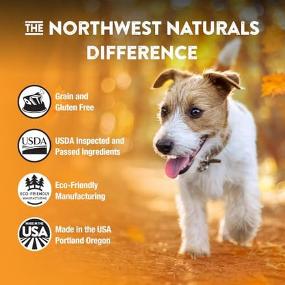 Northwest Naturals Freeze-Dried Chicken Dog Food - Bite-Sized Nuggets - Grain-Free, High-Protein, Raw Diet, Human-Grade Ingredients, All Natural, Healthy & Nutritious, Proudly Made in USA, 25 Oz