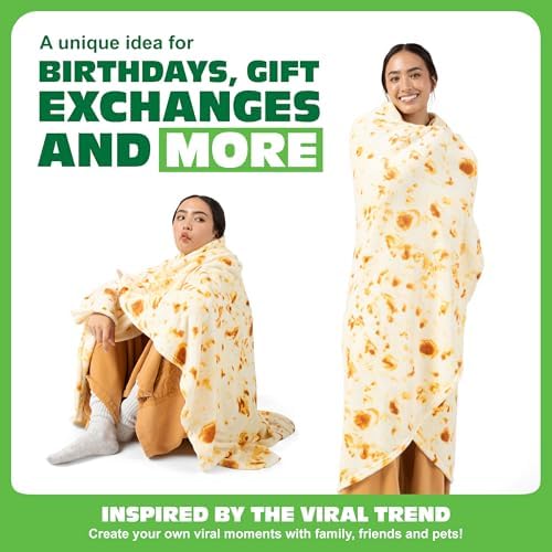 WHAT DO YOU MEME? Cozy Concepts Co. Burrito Comfort Blanket by Relatable