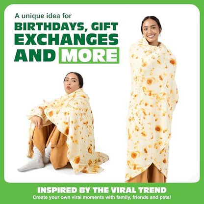WHAT DO YOU MEME? Cozy Concepts Co. Burrito Comfort Blanket by Relatable