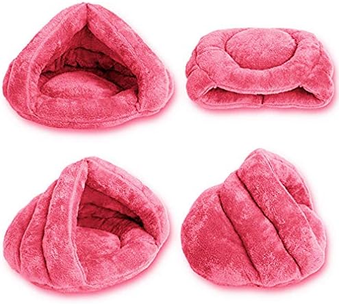 Pet Tent Cave Bed for Small Medium Puppies Kitty Dogs Cats Pets Sleeping Bag Thick Fleece Warm Soft Dog Bed Cuddler Burrow House Hole Igloo Nest Cozy Bed for Cat Puppy