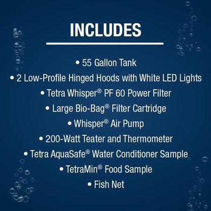 Tetra Complete 55 Gallon Fish Tank Kit for Freshwater & Saltwater Fish