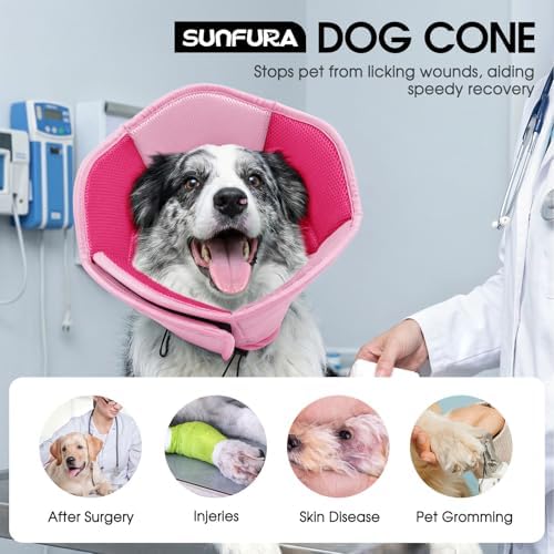 Dog Cones for Large Dogs Soft Dog Cone to Stop Licking
