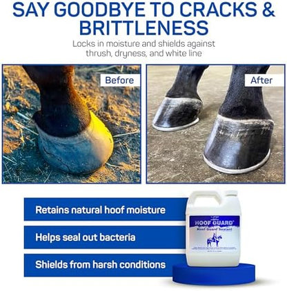 Hoof Guard Sealant Refill, Horse Hoof Protector & Hardener w/Aramid, 32 oz