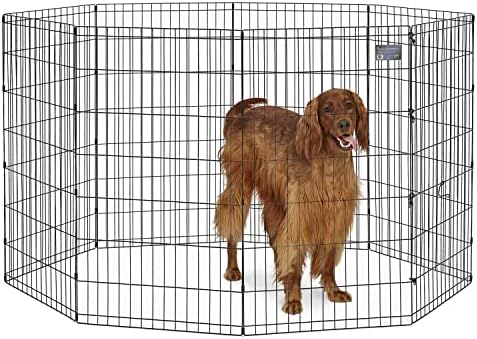 MidWest 42-Inch Exercise Pen, Single Door, 16 Sq Ft Play Area