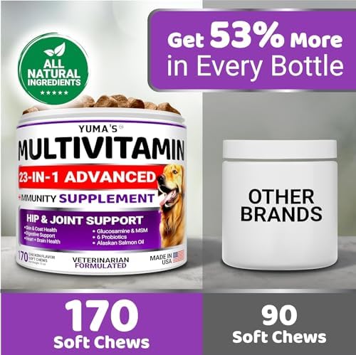 (2 Pack) Dog Multivitamin Chewable - 340 Ct - Dog Vitamins and Supplements
