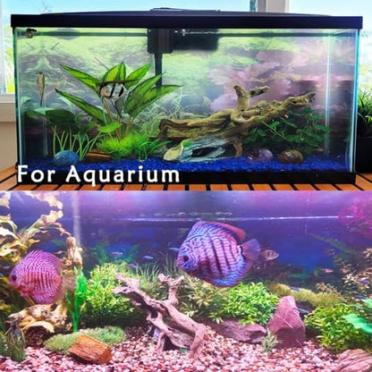 Resin Reptile Driftwood Decoration Bearded Dragon Branch Lizard Climb Habitat Decor Hanging Jungle Vines Reptiles Tank Accessories for Chameleon Snake Gecko Spider Fish Tree Frog