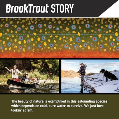 Wolfgang 1 Inch Venture Dog Leash Brooktrout Print Large