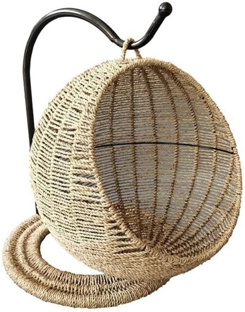 Pet Litter Cat Villa Layer Round Vine Nest Hanging Basket Dog Kennel Supplies