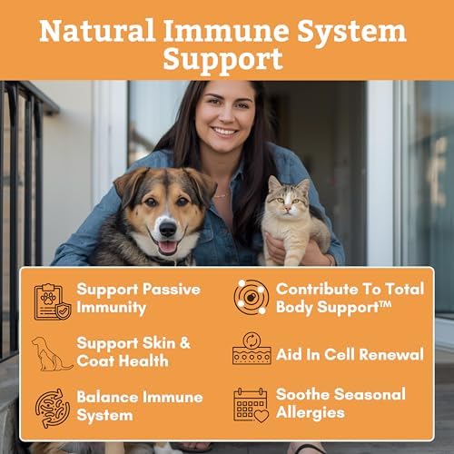 Colostrum for Dogs & Cats, 1 oz, 70 Scoops, Cat & Dog Allergy Relief