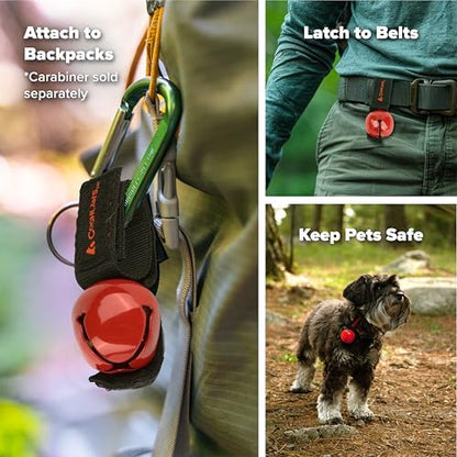 Coghlan's Magnetic Bear Bell with Silencer - Hiking Safety Gear for Wildlife Alert