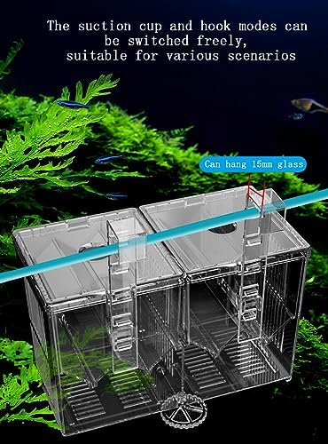 Aquarium Breeder Box, Isolation Hatchery for Small Fish Fry Hatchery
