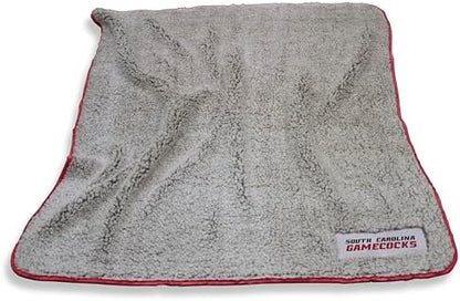 Logo Brands Officially Licensed NCAA Unisex Frosty Fleece Blanket, One Size, Team Color