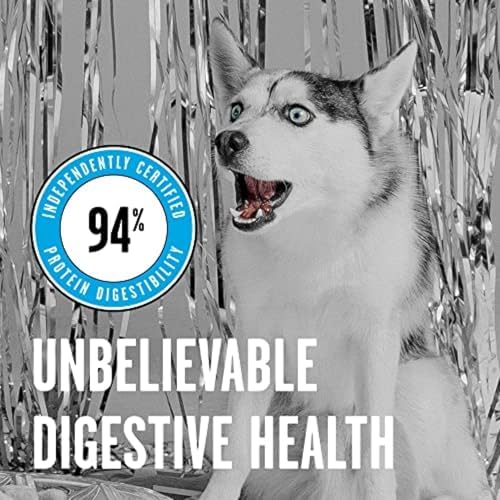 BIXBI Liberty Freeze-Dried Dog Food Topper & Treats, Chicken & Salmon – 94% Meat & Organs, No Refrigeration – USA Made, 4.5 oz