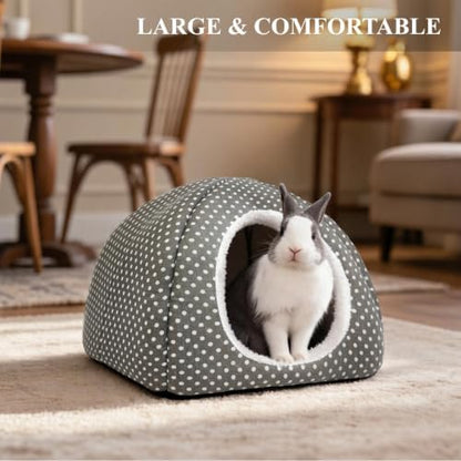 Rabbit Hideout Large Bunny Bed Washable Rabbit House