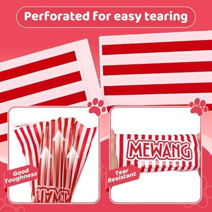 MEWANG Poop Bags for Dogs,Leak-Proof & Durable Pet Waste Bags, 9"x13", Strawberry Scented, Suit for Large, Medium, and Small Dogs, Cats, and Other Pets, 240 Count (pink)