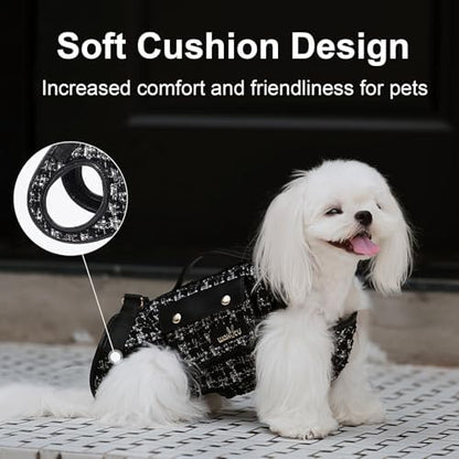 Wakytu Dog Lift Harness Dog Carrier Sling for Small Dogs & Cats,M