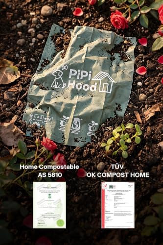 Hanging Dog Poop Bag Pouch with 105 Bags, 0.8 Mil Thick Waste Bags