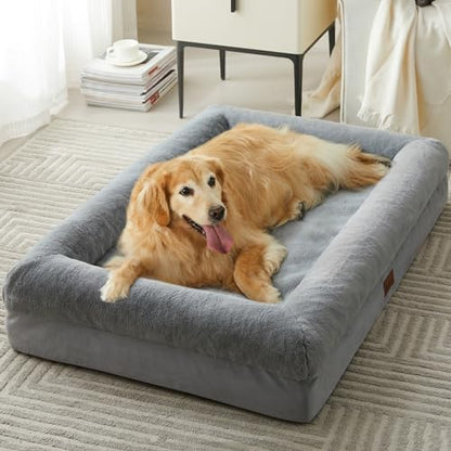 BFPETHOME Dog Beds for Small Dogs, Washable Dog Bed with Sides, Orthopedic Small Sized Soft Mats with Removable Cover & Waterproof Pet Mat for Pet