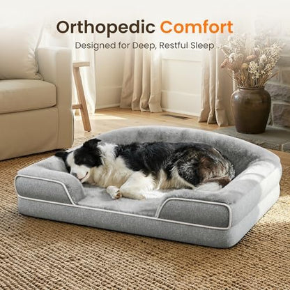 Orthopedic Dog Bed for Medium Dogs, 35"x25" Dog Couch Bed