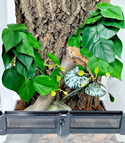 Woyrise Fake Reptile Plants for Terrarium,Tank Decor, Artificial Plant