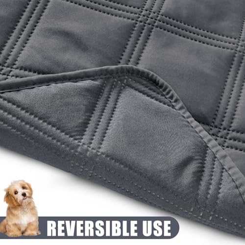Smiry Waterproof Dog Bed Cover, Reversible Pet Blanket for Sofa Couch