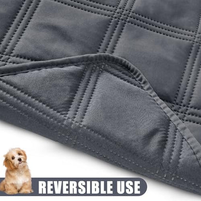 Smiry Waterproof Dog Bed Cover, Reversible Pet Blanket for Sofa Couch
