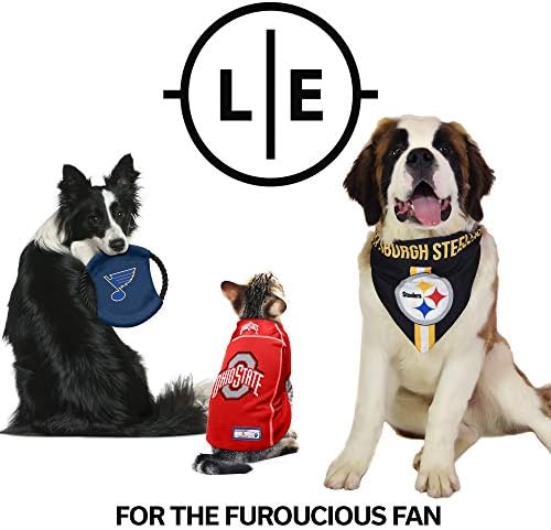 Littlearth NFL Reversible Pet Bandana - Officially Licensed Teams, Sizes XS to XL