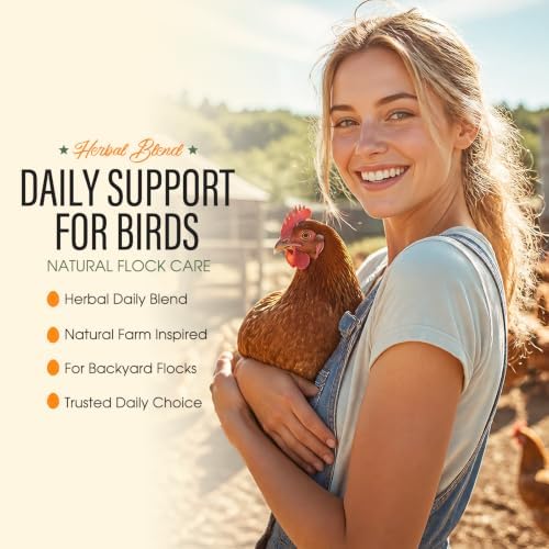 Naturals Armor Chicken Dewormer Powder - Natural Herbal Formula with Chili,Garlic,Oregano, Chili Mix Wormer for Flock Poultry Care Hens Duck Goose, Laying Hen Safety,1LB