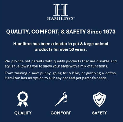 Hamilton Adjustable Nylon Dog Harness, X Large 1" x 40-50", Hot Pink