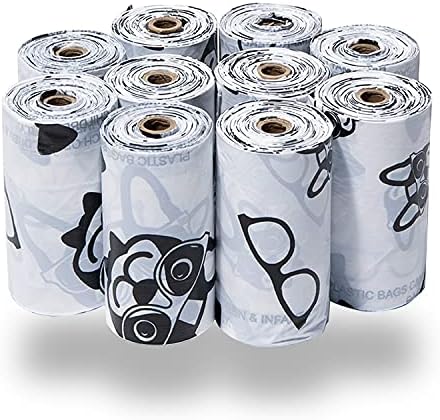 Best Pet Supplies Poop Bags for Dogs - White, 150 Count