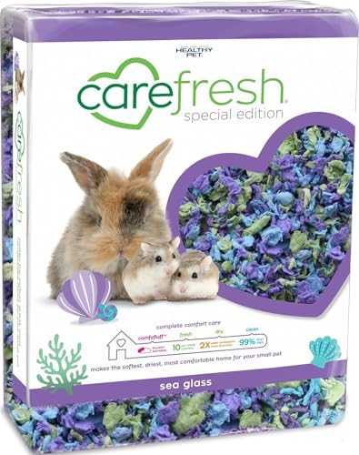 Carefresh Sea Glass Natural Paper Small Pet Bedding, Odor Control 50L