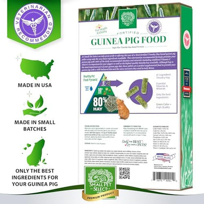 Small Pet Select Guinea Pig Food Pellets, 40lb